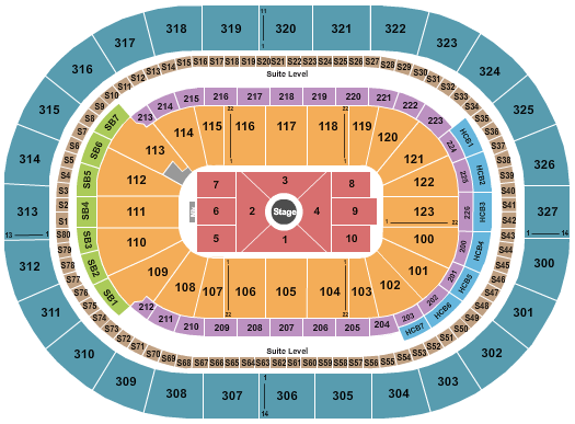 KeyBank Center Nate Bargatze Seating Chart